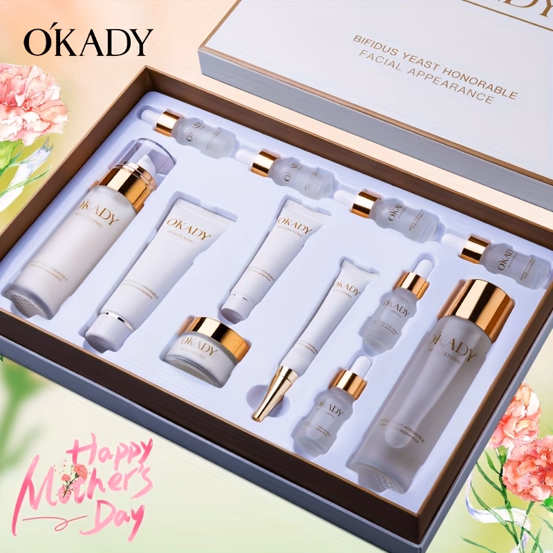 12pcs yeast set enhances skin brightness and radiance box ideal for dry to combination valentines day gift for women and essential skincare items