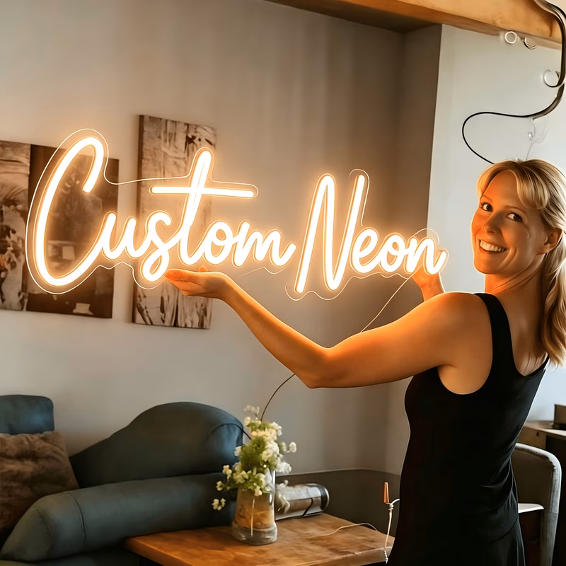 custom neon sign for wall decor personalized led neon sign personalized wedding sign birthday gift party decor last name sign bedroom bar game room home events gift ideas