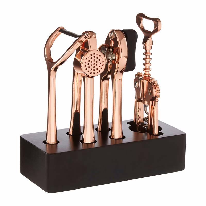 5pcs rose gold kitchen gadget set