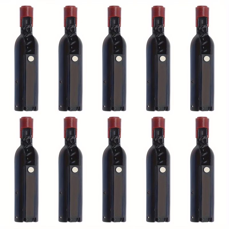 30pcs stainless steel foldable wine opener magnet bottle opener for refrigerator corkscrew wine opener for wedding favors party gifts use without power ideal for decorations