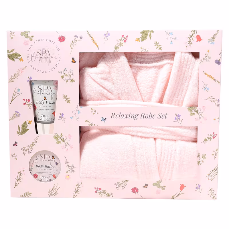 spa relaxing robe set