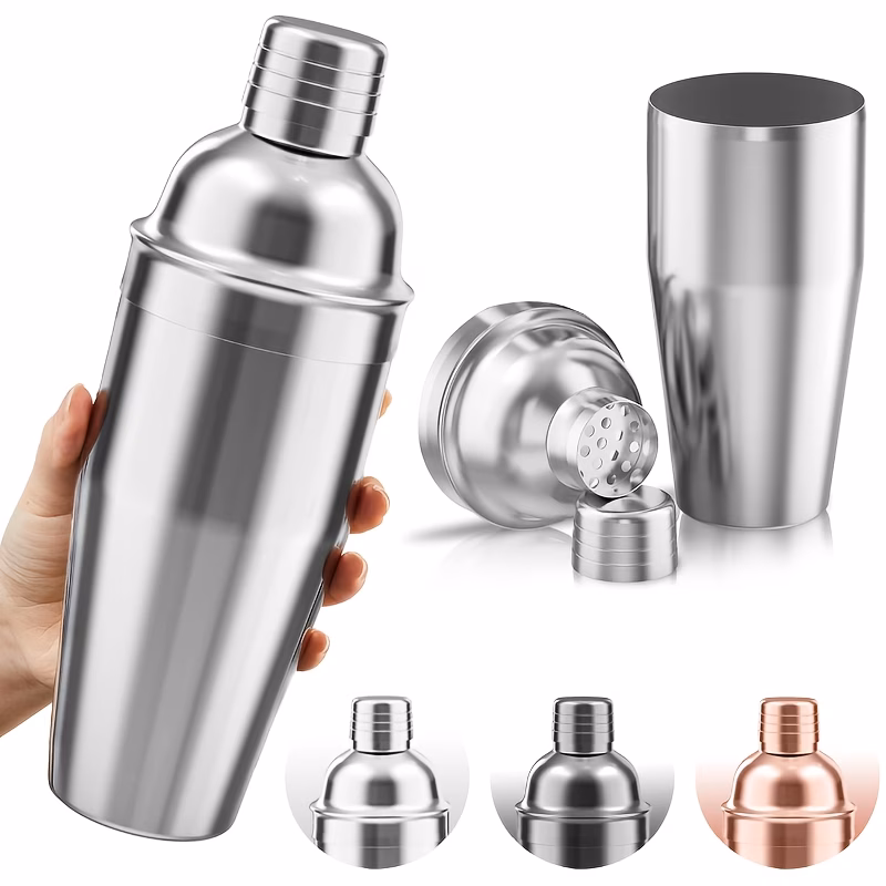 cocktail shaker innovative measurement system home bartender martini shaker total capacity 750ml