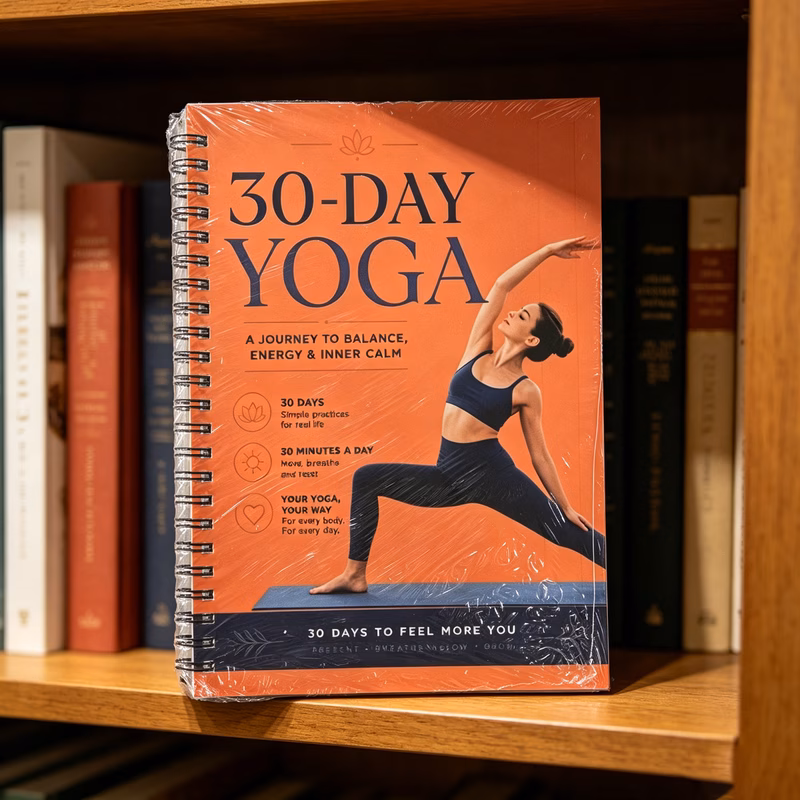 yoga challenge plan 20 minute daily routine suitable for beginners with step by step poses breathwork guide practice for stress balance training mindfulness exercises for new year fitness goals