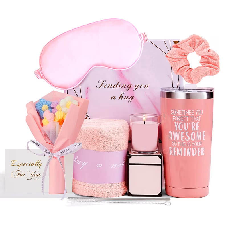 womens self care basket box luxury with skincare haircare treats suitable for birthday christmas mothers day gifts for mom wife sister girlfriend