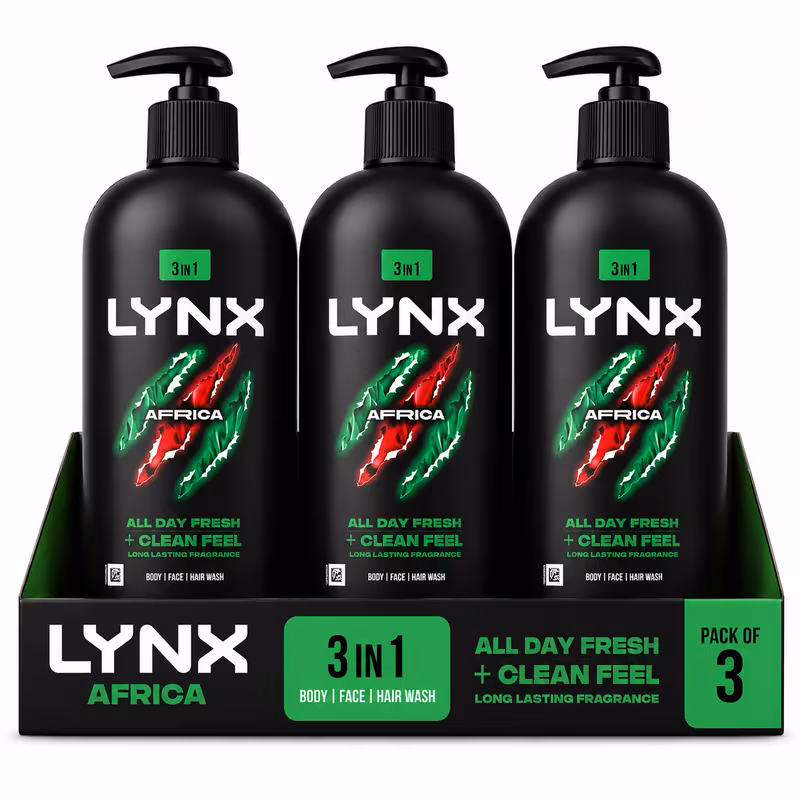 africa shower gel for men 900ml pack of 3 body wash