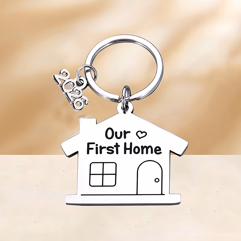 a 2026 new stainless steel keychain moving into a pendant gift