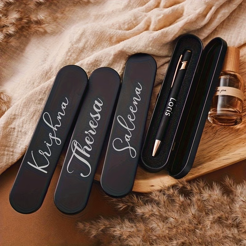 a customized luxury ballpoint pen set with a pen case occasions like mothers day and birthdays it a great gift for teachers as well as for office and study needs professional business stationery and o