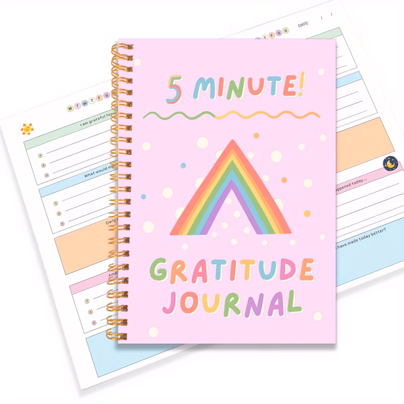 1pc an 8 3x5 5 inch g titude journal that to featuring a purple ow design with dots designed as a spi l notebook perfect as a gift for imaginative individuals