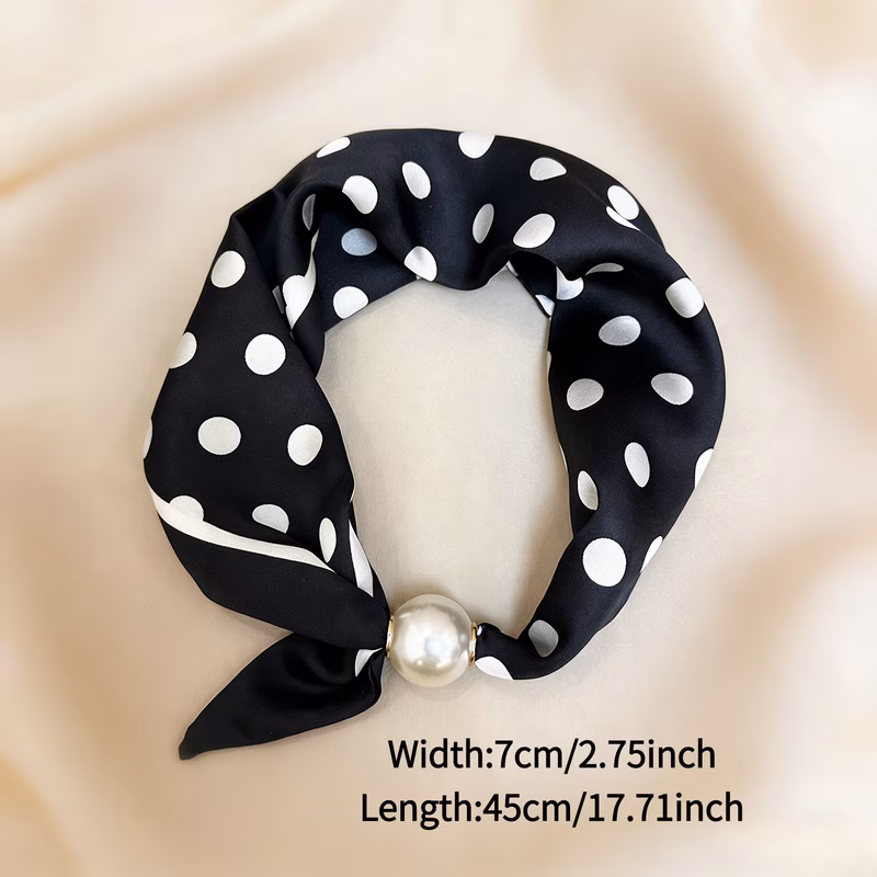womens elegant small scarf retro french magnetic small scarf scarf scarf suitable for daily leisure clothing accessories