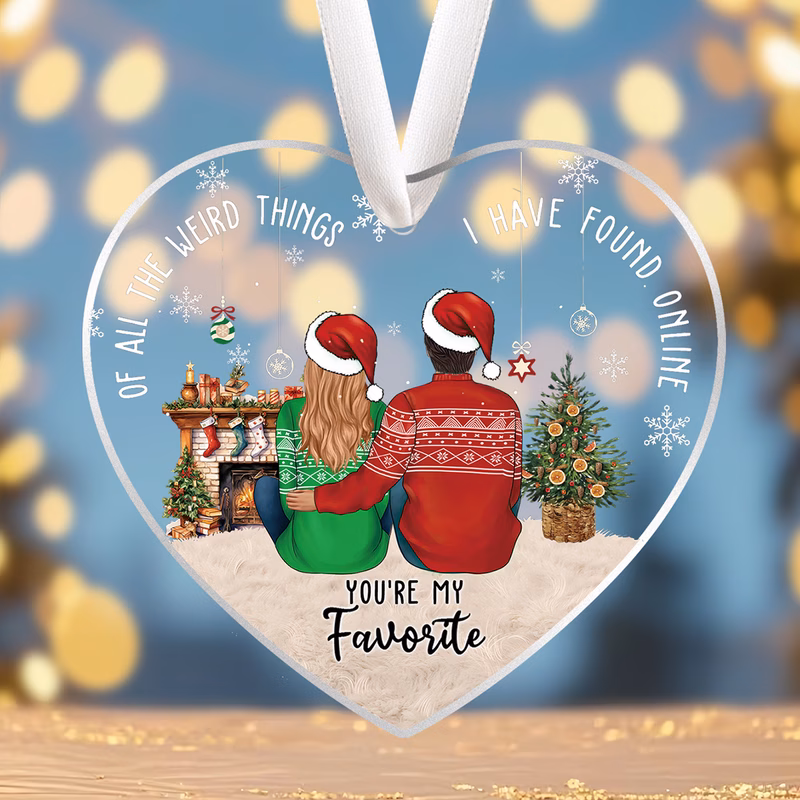 2d flat of all things ive online youre couple background transparent heart acrylic home decor christmas tree pendant window fireplace garden hanging decoration couple christmas gift