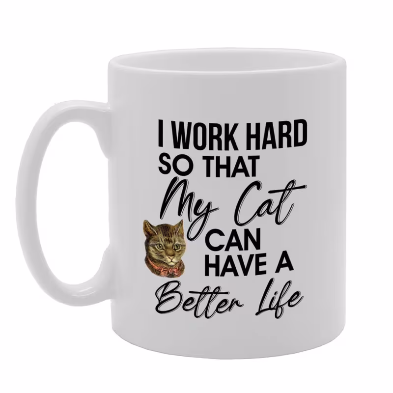 cat can have printed tea coffee ceramic mg4785 funny printed coffee mug great gift idea