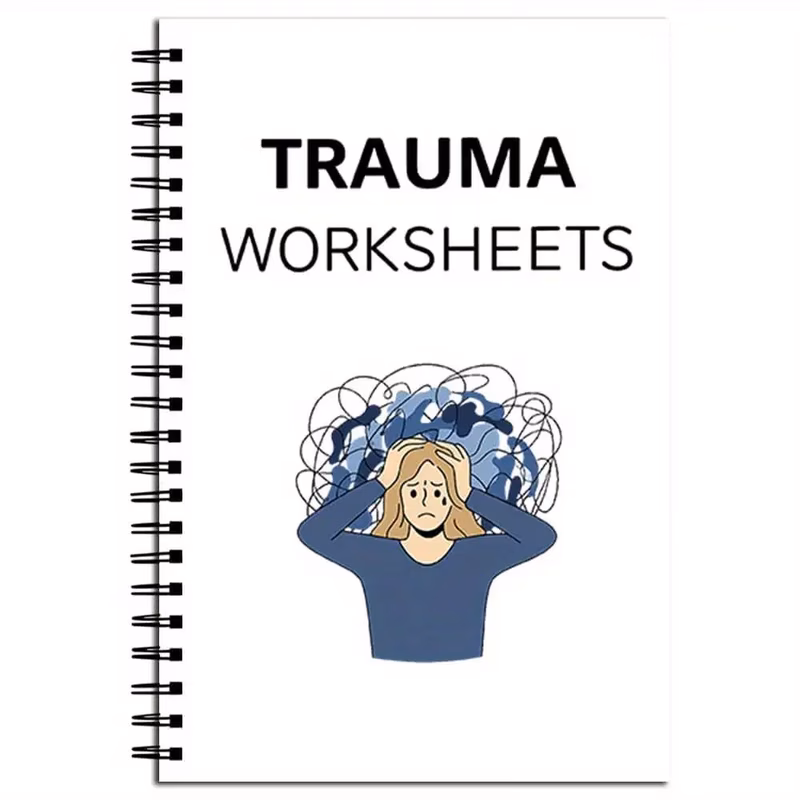 trauma relaxation workbook spiral notebook for healing and self care durable binding for journaling relaxation exercises and emotional perfect gift for women men birthdays christmas anniversaries rela