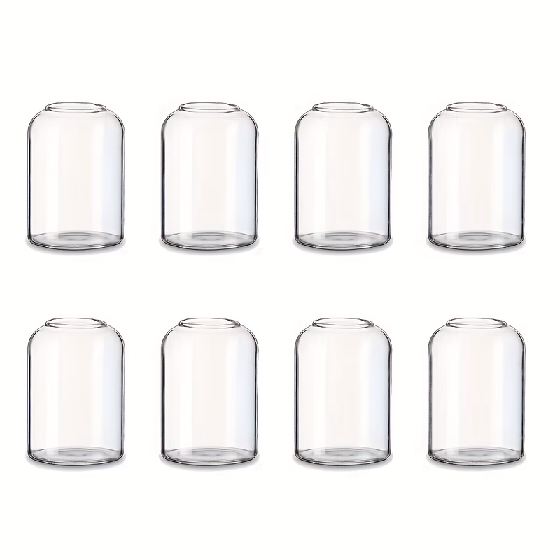 8pcs modern round glass vases suitable for wedding table centerpieces decorations small cylinder glass flower vases for or artificial flowers contemporary tabletop decor for for wedding and vase