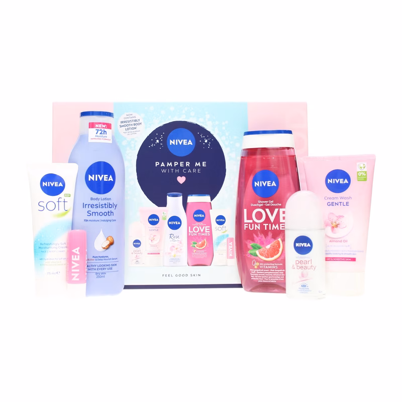 me gift set for women shower gel body lotion cream wash cream roll on lip balm full size skincare bundle