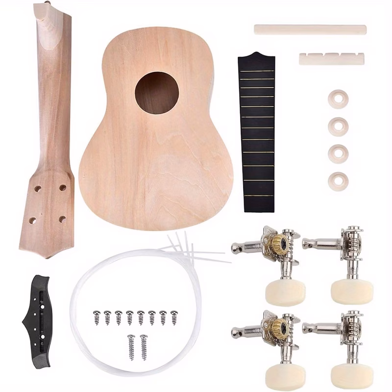 create your own 4 string ukulele with this kit teens and a great instrument for beginners and a wonderful gift for relaxation