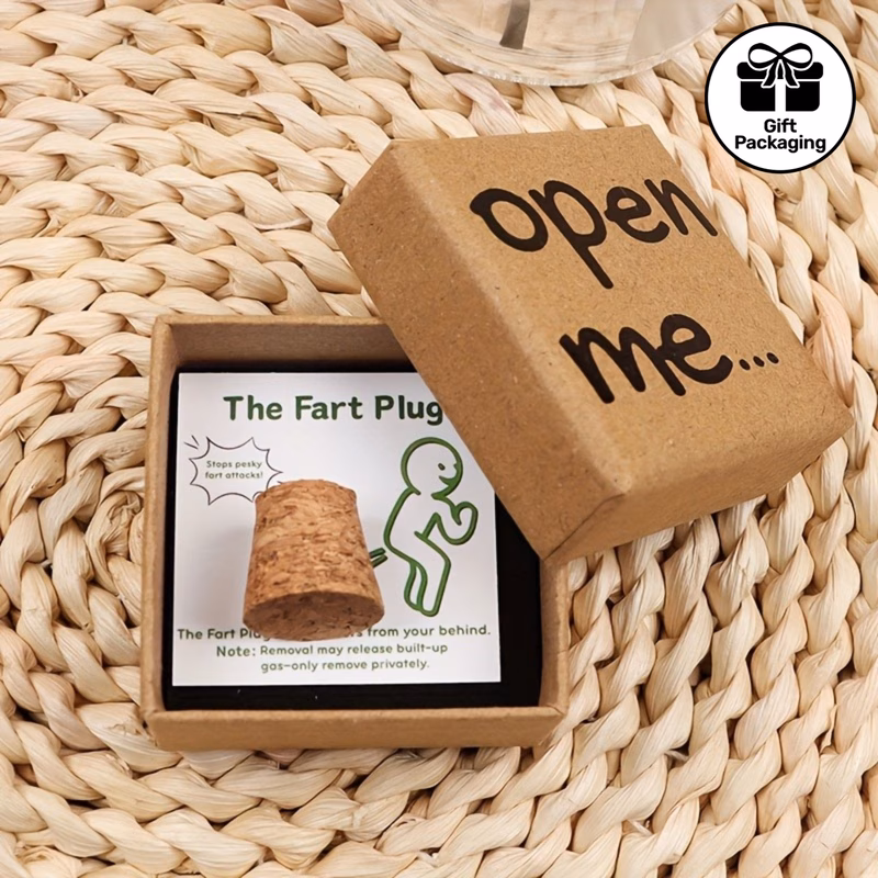 funny gift box with and humorous quote novelty joke for christmas halloween birthday durable paper box with card parties fart jokes sturdy structure