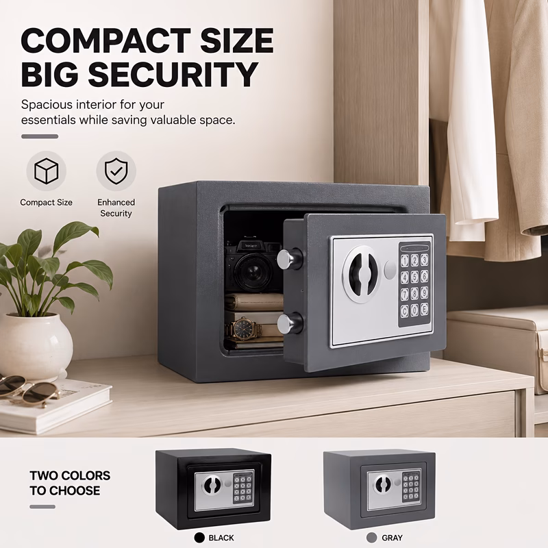 electronic electronic digital for home and office 2 spare keys 2 mounting bolts wall mounted or floor standing suitable for home and office use for storing jewelry