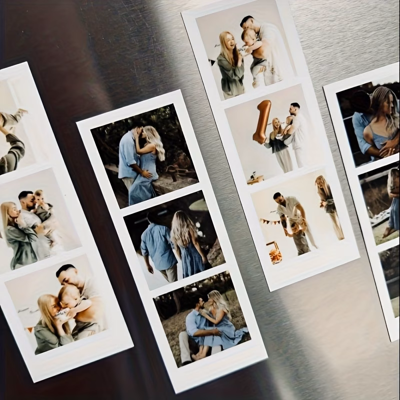 custom photo fridge magnet personalized refrigerator magnet with picture christmas gift anniversary birthday gift couple keepsake photobooth strip magnets christmas home decor family photo gifts photo