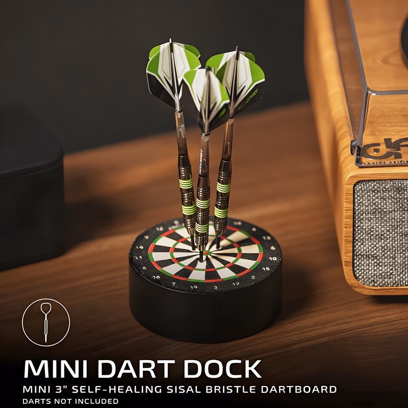 portable mini dartboard set suitable for indoor outdoor use 10cm diameter 4cm thick compact throw board with brush compatible for parties picnics camping game for
