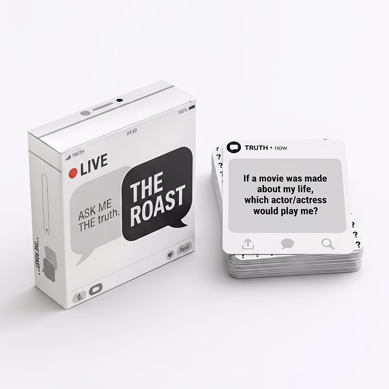killer truth or dare friend reunion icebreaker live streaming theme table game fun trolling and interaction holiday gift creative present 50pcs english version