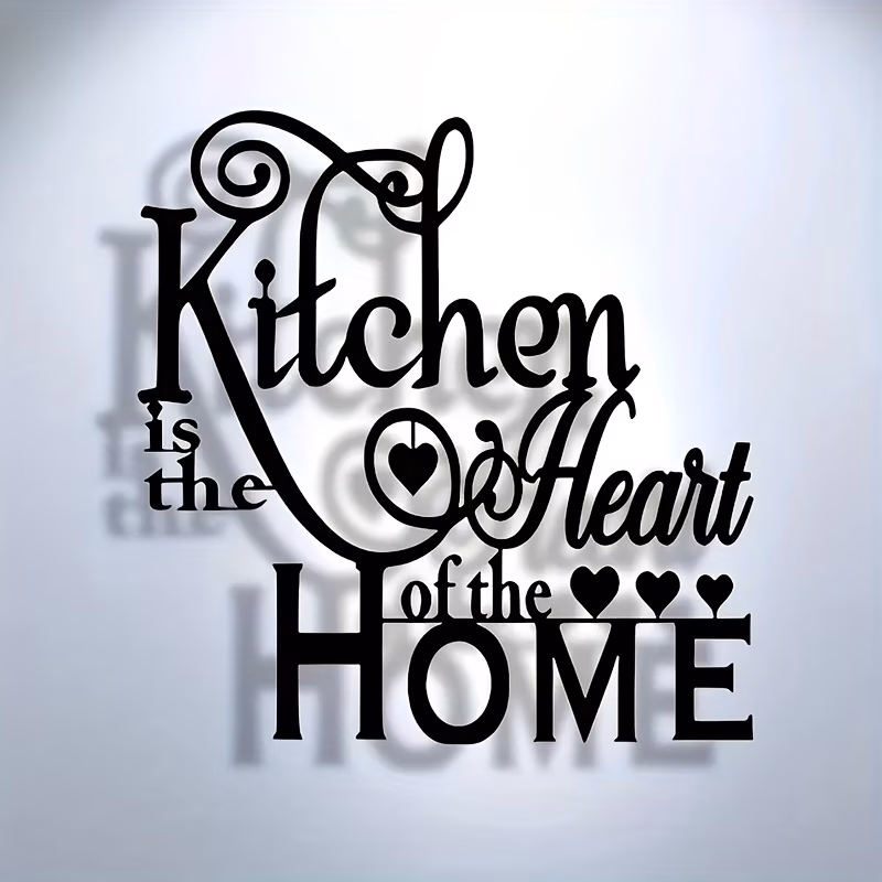 1pc of elegant and heart shaped metal wall decoration with heart shaped decoration suitable for home shop