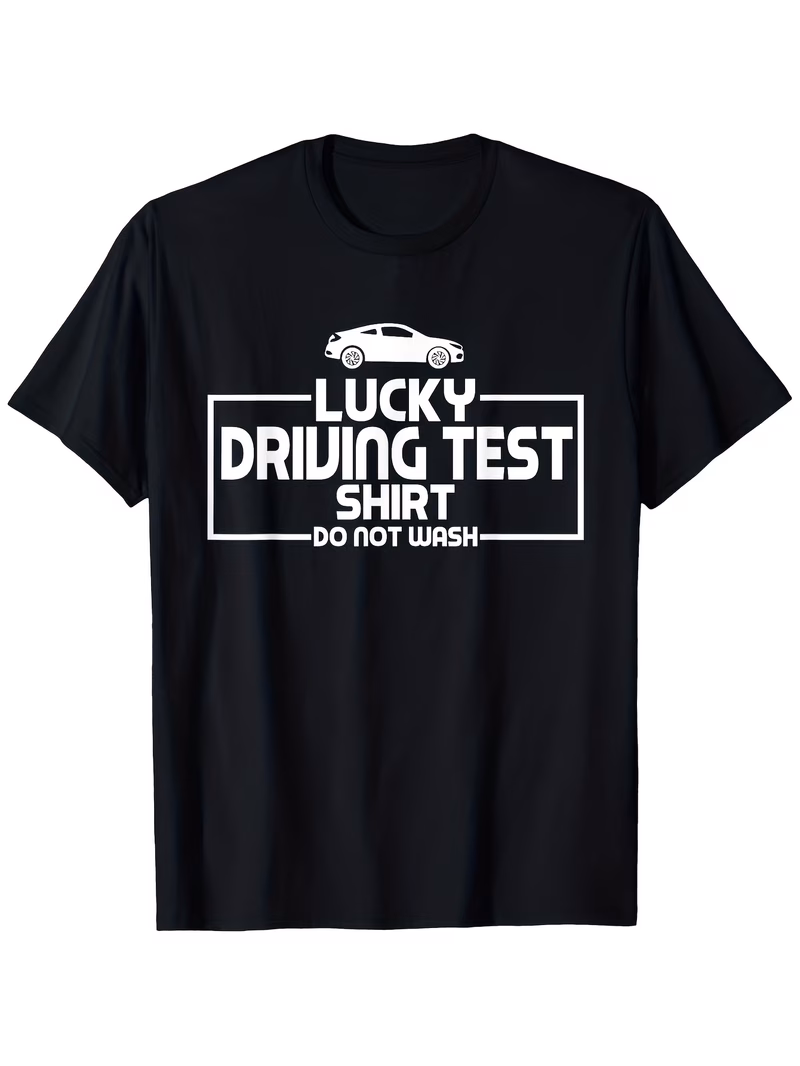 mens funny shirt do not wash graphic tee black with white text casual crewneck t shirt for new drivers birthdaypassing gift idea everyday funny apparel driver humor