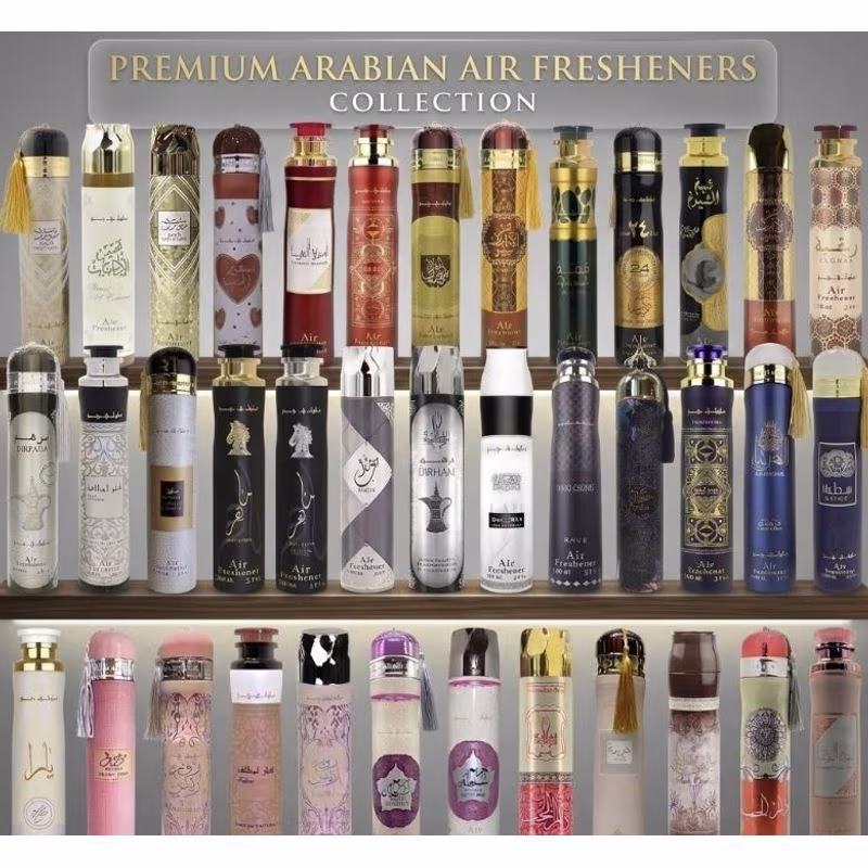 dubai air fresheners mixed scent bundle arabian authentic oud fragrance 300ml made in dubai uae