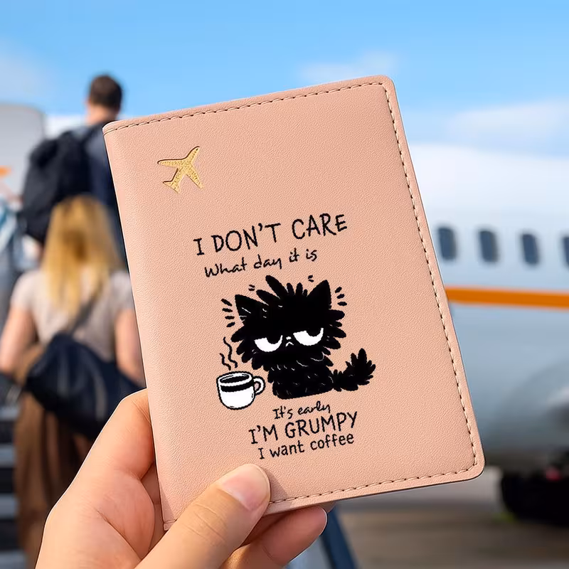 women holder accessory with stylish female cover passport case for birthdays or ideal gift for women travel essentials
