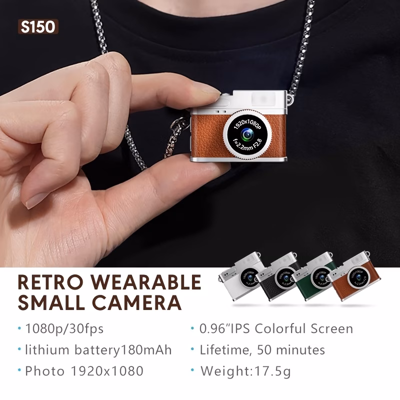 digital mini camera small sports photo photographic subminiature recording camcorder cameras camera for photography no memory card retro wearable mini camera 1080p hd video recording