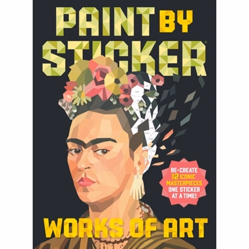 works of art book re create 12 iconic one sticker by 9781523523955
