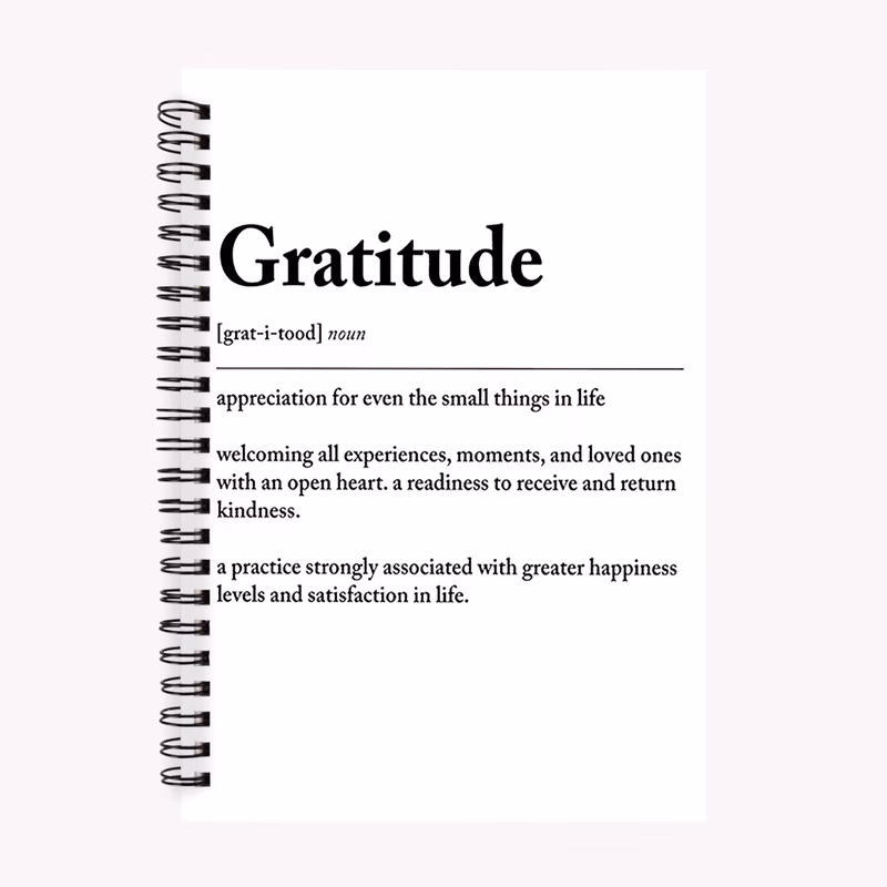 grateful journal embrace a5 spiral notebook for journaling school gift office use