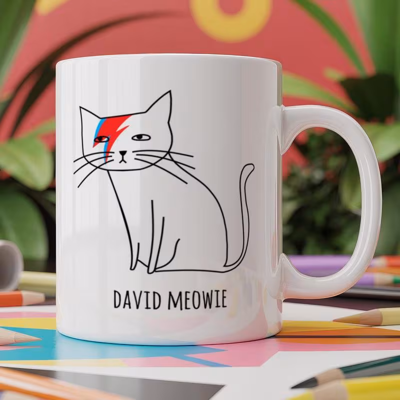 hippowarehouse mug david mug 11oz white ceramic coffee mug novelty print tea cup funny unique gift for men women birthday present office decor