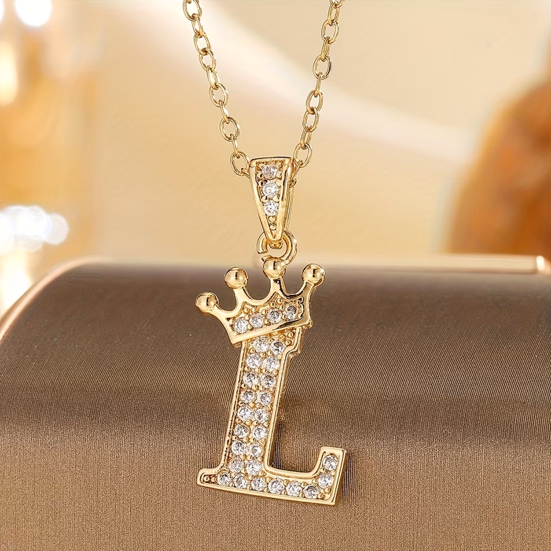 1pc letter a necklace with matching golden ideal for weddings mothers day and special occasions s luxurious initial gift design