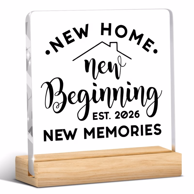 2d flat compatible for systems housewarming gift decoration house icon sign with 2 flat suitable for desk shelf office party decor modern gift for apartment housewarming party