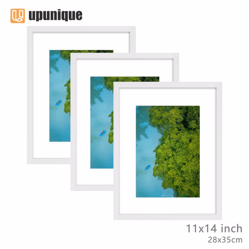 3pcs 16 20 inch photo frame gift set white frames autumn essential puzzles posters vintage diamond painting ideal for minimalist wall art for thanksgiving halloween and christmas