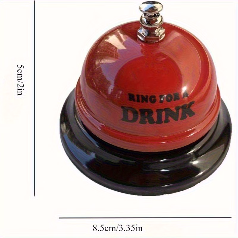 independent and innovative beverage bell fun beverage bell for bars or bell red with black exquisite durable