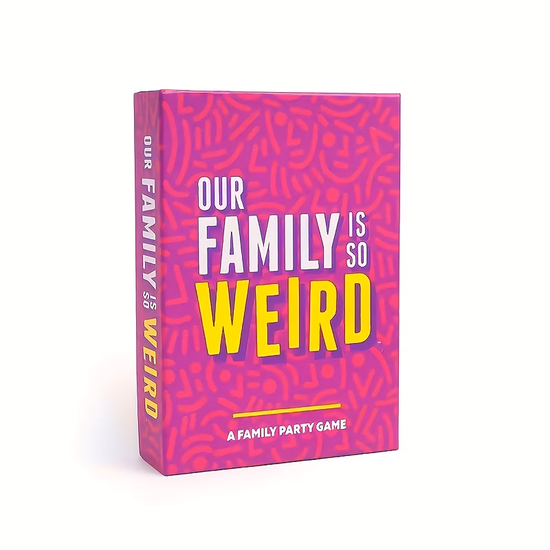 is so weird a fun quirky card game for family vibrant pink with conversation starters birthdays christmas valentines day games design durable cardstock
