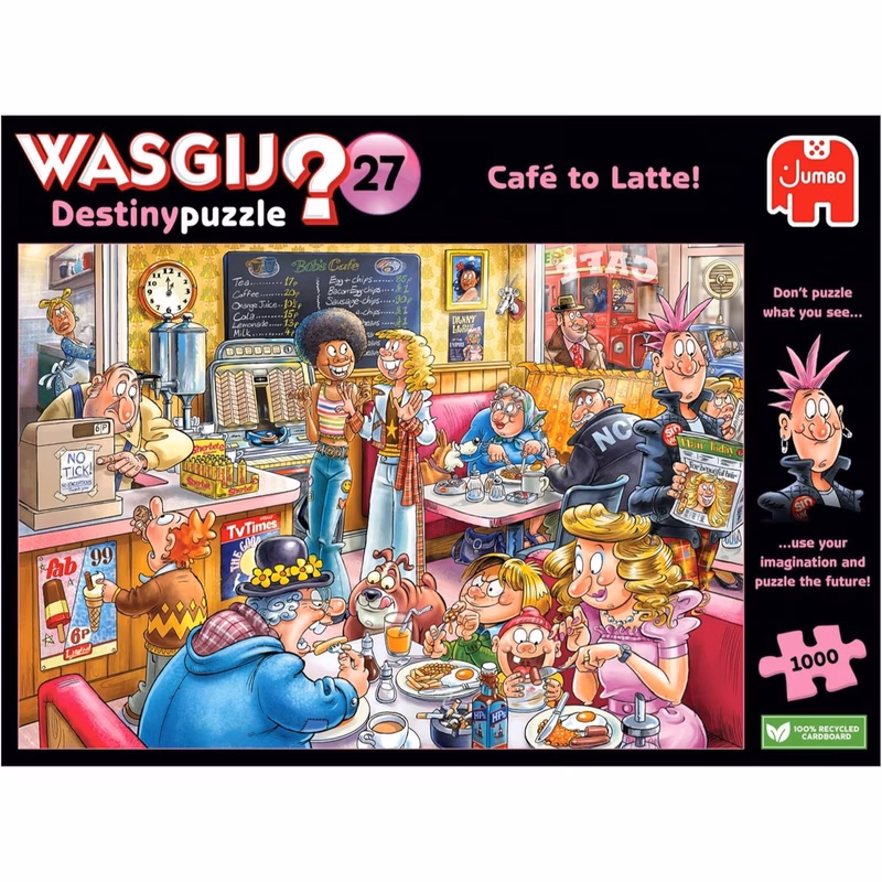27 caf to latte 1000 piece puzzle for colorful challenging brain teasing puzzle puzzle the future