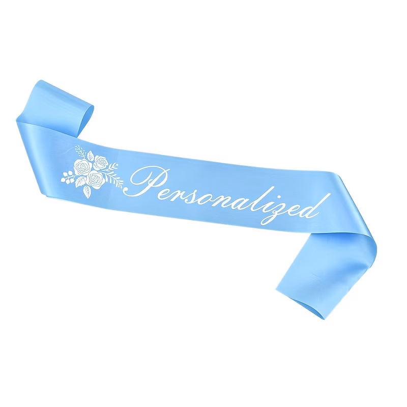 unisex customizable sash and shoulder strap suitable for weddings graduation ceremonies anniversaries birthday parties bars and corporate event decorations multi color personalized options fashionable